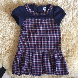 Short sleeve plaid dress Janie and Jack